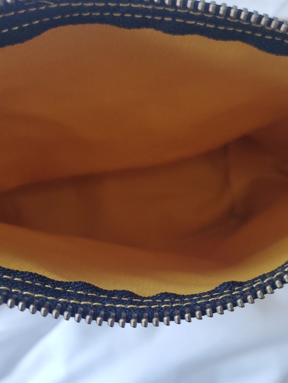 Yellow Canvas Cosmetic Pouch - — image 6 of 8